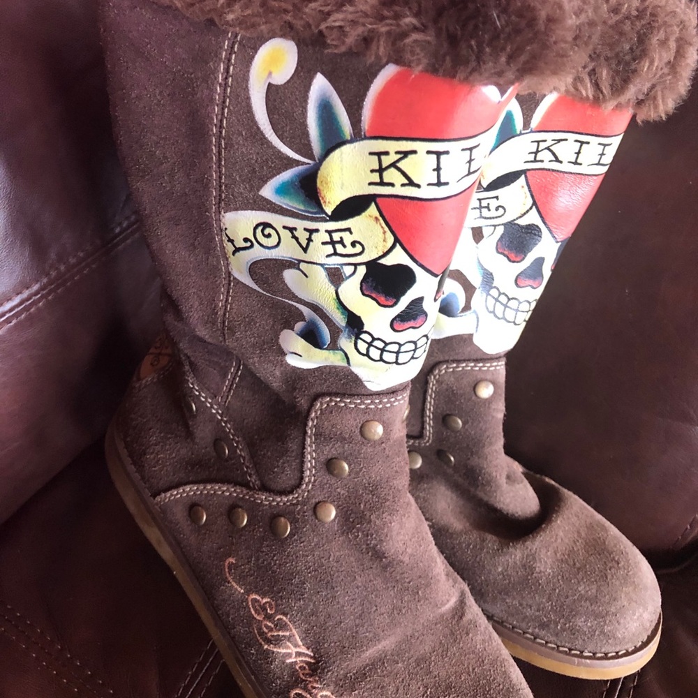 Ed Hardy winter boots